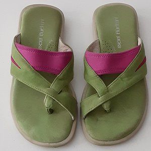 Jumping Jacks suede sandals toddler girls size 10